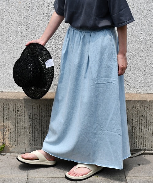 ブルブブ　デニムスカート　インディゴ　S Johnbull（ジョンブル） デニムスカート MEDIUM ライトインディゴ