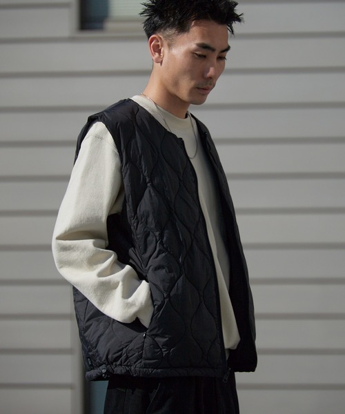 新品未使用 Schott x TAION Mサイズ キルティングベスト ブラック Schott x TAION Down Vest！ | スタイリングログ – 武蔵小杉のセレクト