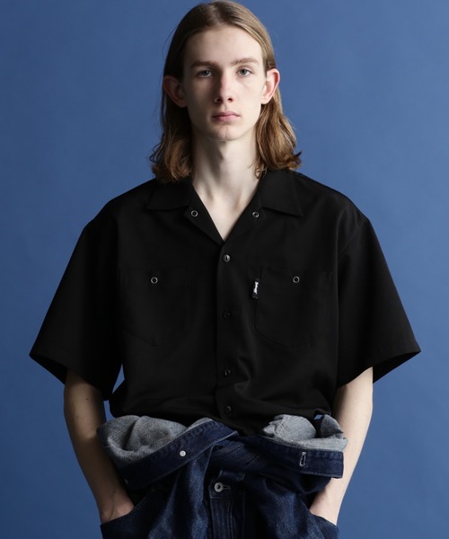 「schott」 半袖シャツ 2XL オレンジ メンズの画像