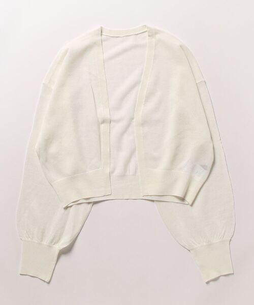 「SWINGLE」 ニットカーディガン MEDIUM オフホワイト レディース_画像3