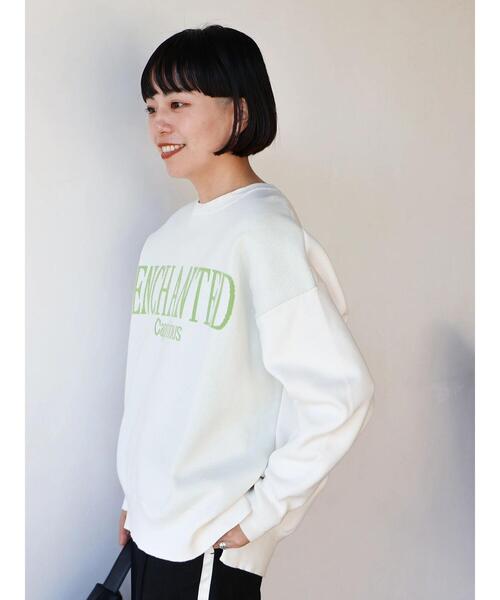 「AMERICAN HOLIC」 長袖ニット M ネイビー レディース_画像7
