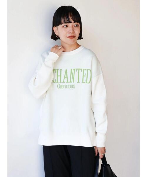 「AMERICAN HOLIC」 長袖ニット M ネイビー レディース_画像8