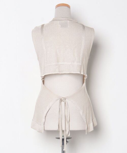 「TAN」 ノースリーブニット FREE ゴールド レディース_画像2