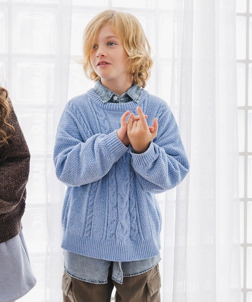 GLOBAL WORK（グローバルワーク） ニット セーター 洗えるモール