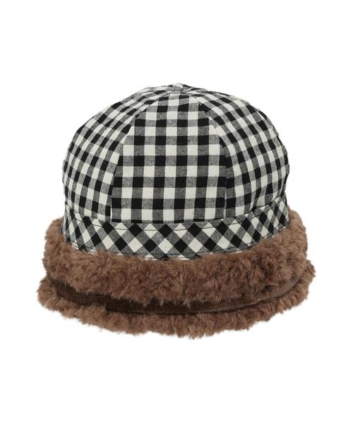 美品■防蚊　リボン付き2WAY ハット■ブラウン Samansa Mos2（サマンサモスモス） 帽子 ハット 「消臭効果/2WAY