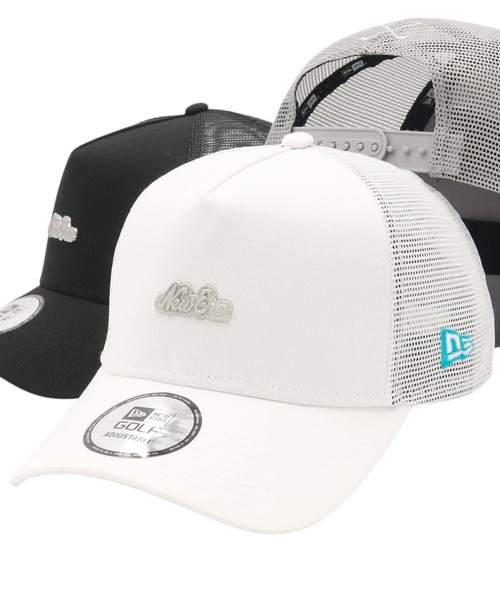 新品　バービー　ゴルフ　ラメ　光沢　メッシュ　キャップ　帽子　野球帽　白キャップ NEW ERA（ニューエラ） キャップ 帽子 ゴルフメッシュキャップ 9FORTYA