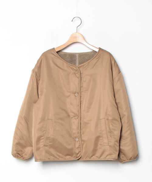 URBAN RESEARCH Sonny Label ノーカラージャケット FREE ブラウン