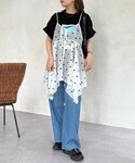 ブラウス シャツ 2WAYイレヘムキャミチュニ...の詳細画像2