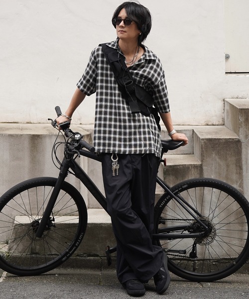 「WYM LIDNM」 ローカットスニーカー S ブラック メンズ_画像2