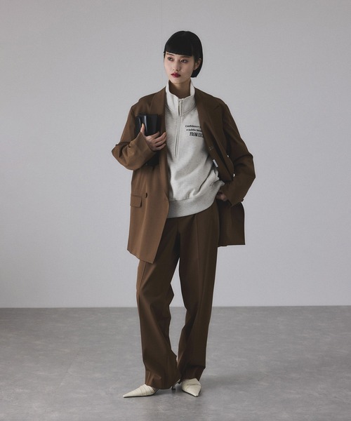 Spick & Span」 テーラードジャケット 38 ネイビー レディース ウール