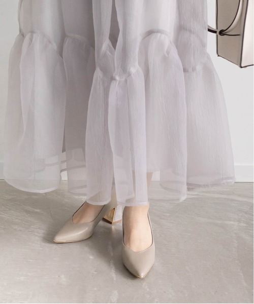 「RANDA」 パンプス 25.5 グレー レディース_画像6