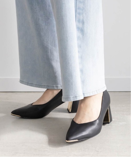 「RANDA」 パンプス 25.5 グレー レディース_画像8