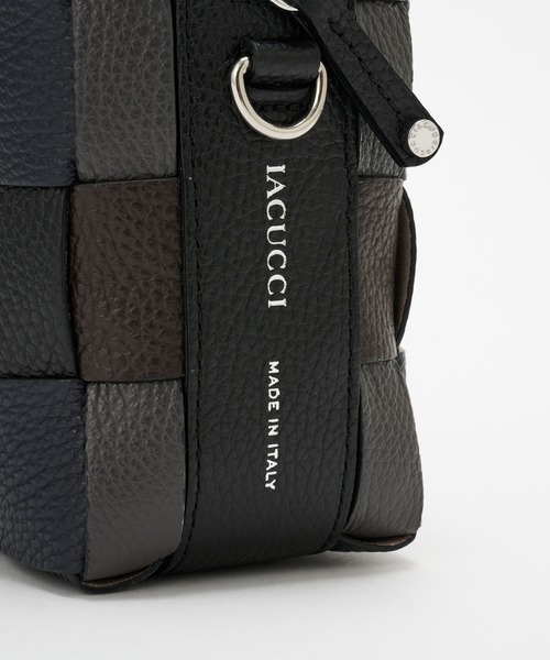 イアクッチ　IACUCCI ショルダーストラップ　別売り　黒　レザー　T156 イアクッチ IACUCCI ブリーノ レザーストラップ/ショート CERVO
