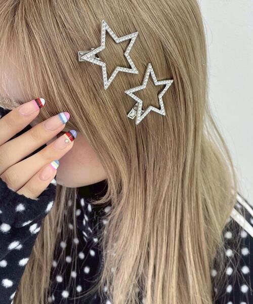 WEGO（ウィゴー） ヘアピン WEGO/「2点セット」スターフレームライン