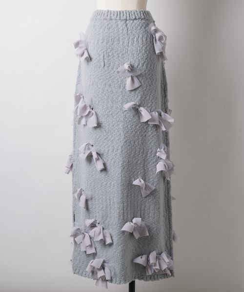 「J1U by LA BELLE ETUDE」 ニットスカート 1 ブラック レディース_画像3