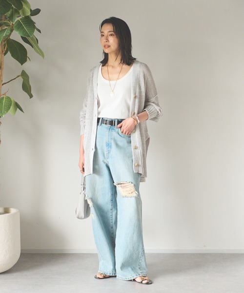 RIVE DROITE（リヴドロワ） ニットカーディガン FREE ベージュ