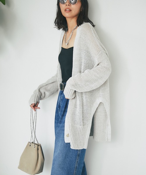 RIVE DROITE（リヴドロワ） ニットカーディガン FREE ベージュ