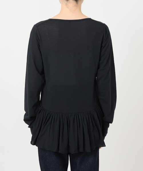 SLOBE IENA（スローブイエナ） tシャツ レイヤードペプラムロンTEE