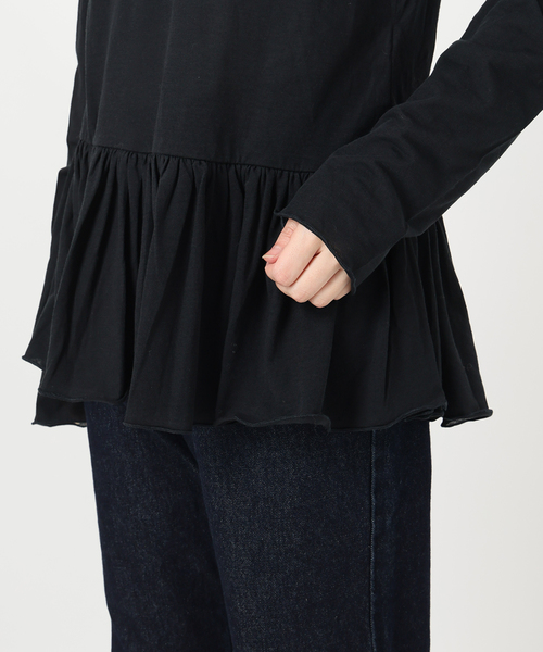 SLOBE IENA（スローブイエナ） tシャツ レイヤードペプラムロンTEE