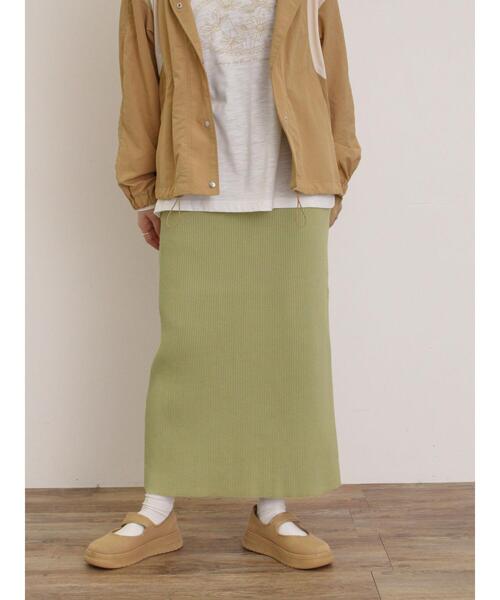 Samansa Mos2（サマンサモスモス） スカート F グリーン レディース