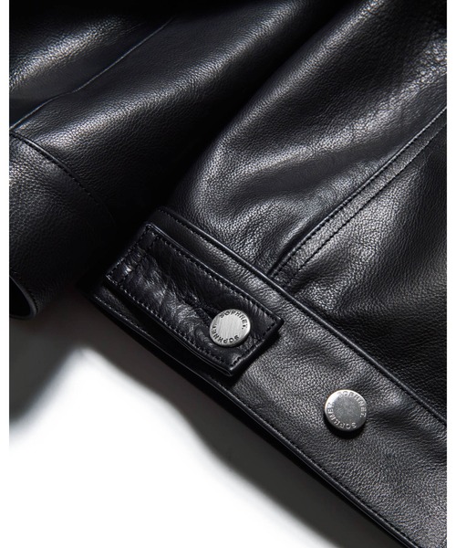 SOPHNET.（ソフネット） ブルゾン アウター LEATHER TRUCKER JACKET