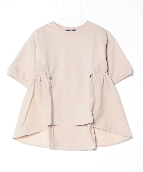 「SHIPS Colors」 半袖カットソー ONE SIZE ベージュ レディース_画像2