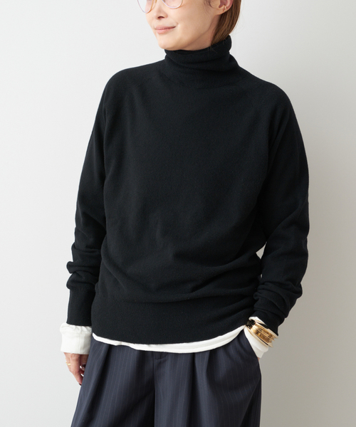 CAPRIタートルネックプルオーバー capri（カプリ） ニット セーター *CAPRI タートルネック プルオーバー