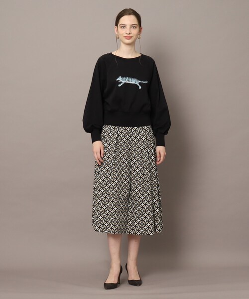 「DRESSTERIOR」 スウェットカットソー 38 ブラック レディース_画像8