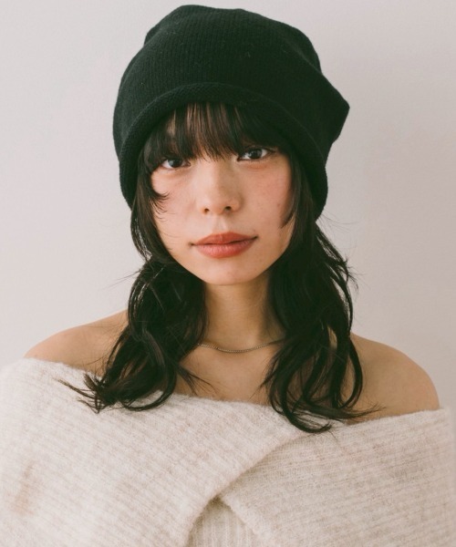 DRWCYS（ドロシーズ） ニット帽 ニットキャップ バックリボンニット