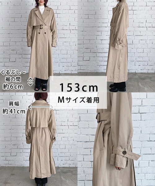 「PAGEBOY」 トレンチコート SMALL ベージュ系その他 レディース_画像4