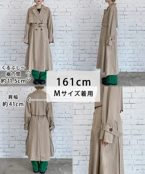 「PAGEBOY」 トレンチコート SMALL ベージュ系その他 レディース_画像5