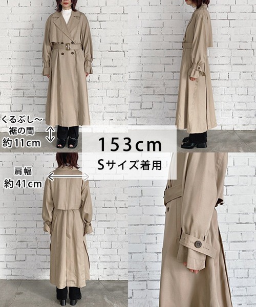 「PAGEBOY」 トレンチコート SMALL ベージュ系その他 レディース_画像9