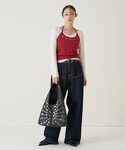 tシャツ アイレットホルターレイヤードトップス...の詳細画像3