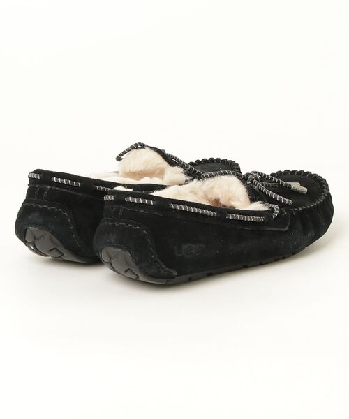 「UGG」 モカシンシューズ 23cm ブラック レディース_画像2