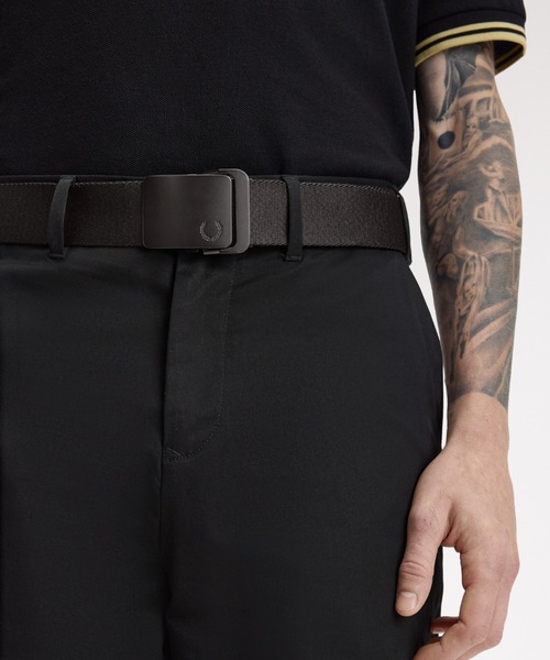 FRED PERRY（フレッドペリー） ベルト Plain Webbing Belt／プレーン