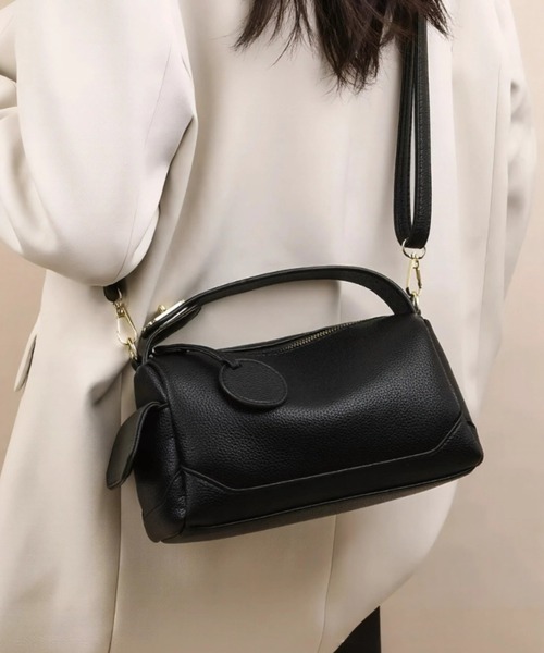 黒 レザー ショルダーバック GRL（グレイル）の「2Wayレザーショルダーバッグ（ショルダーバッグ