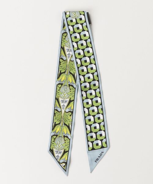 PRADA（プラダ） スカーフ - ブルー レディース : ZOZOTOWN Yahoo!店