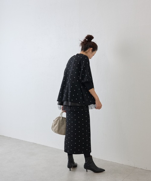 BEARDSLEY（ビアズリー） ニットスカート FREE ブラック系その他