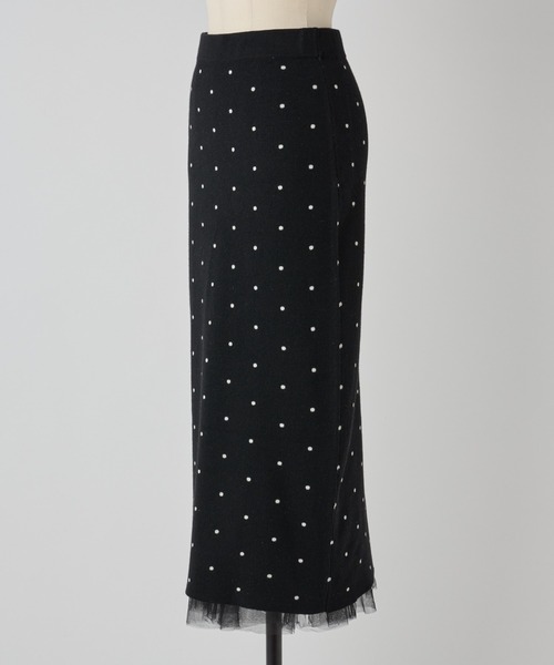 BEARDSLEY（ビアズリー） ニットスカート FREE ブラック系その他