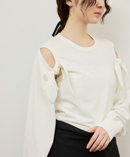 ADAM ET ROPE'（アダムエロペ） tシャツ 2WAYノットプルオーバー