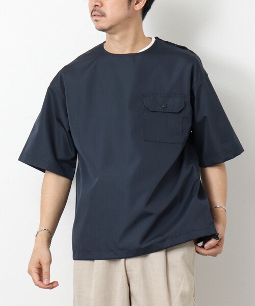 TAION（タイオン） 半袖シャツ M ダークネイビー メンズ : ZOZOTOWN
