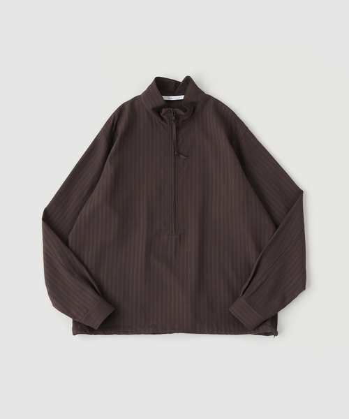 シャツ Product Twelve（プロダクトトゥエルブ）Techno Wool Sucker Half Zip Shirt メンズ レディースの画像