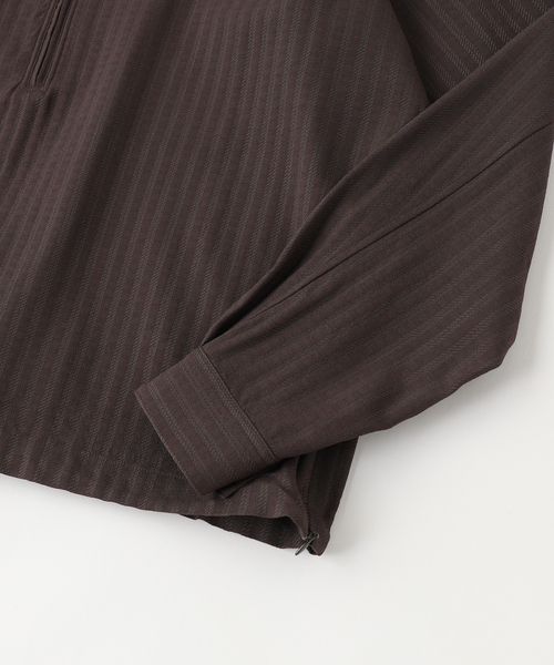 シャツ Product Twelve（プロダクトトゥエルブ）Techno Wool Sucker Half Zip Shirt メンズ レディースの画像