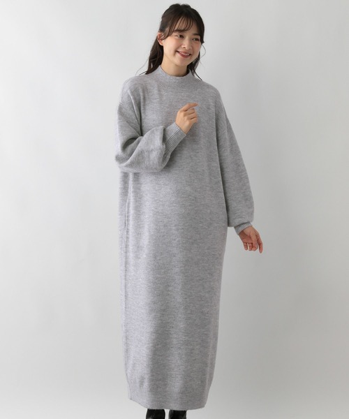 「GLOBAL WORK Smile Seed Store」 ニットワンピース LARGE ベージュ レディース_画像4