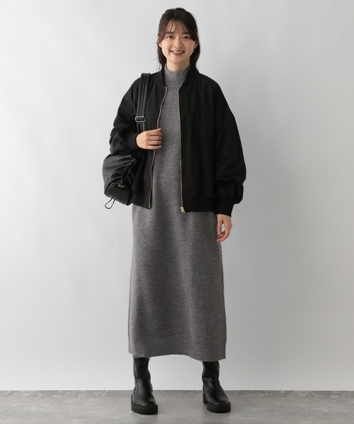 「GLOBAL WORK Smile Seed Store」 ニットワンピース LARGE ベージュ レディース_画像7