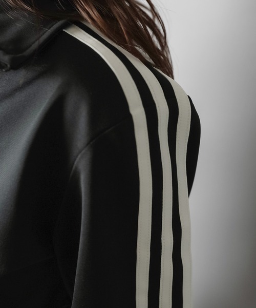 【レアカラー】アディダス トラックジャケット ジャージ ピン黒 Adidas adidas（アディダス） 超激レア アディダスATP 黒赤 90S 古着 米国製