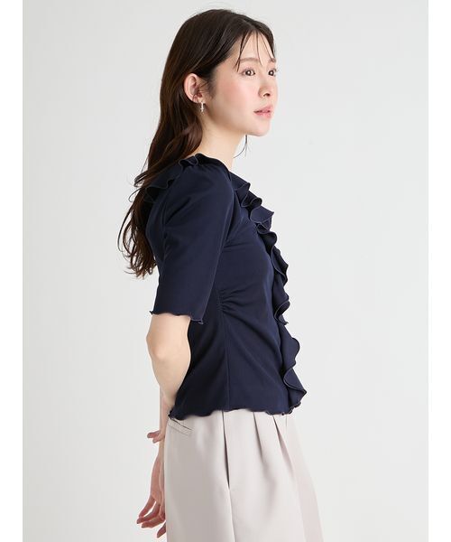 CELFORD（セルフォード） tシャツ 「洗える」ラッフルカットトップス