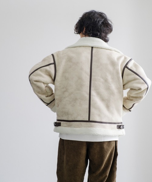 「improves」 「suggestion」ブルゾン MEDIUM ベージュ メンズ_画像7