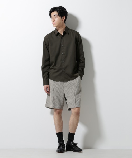 「NANO universe」 長袖シャツ L ホワイト メンズ_画像4