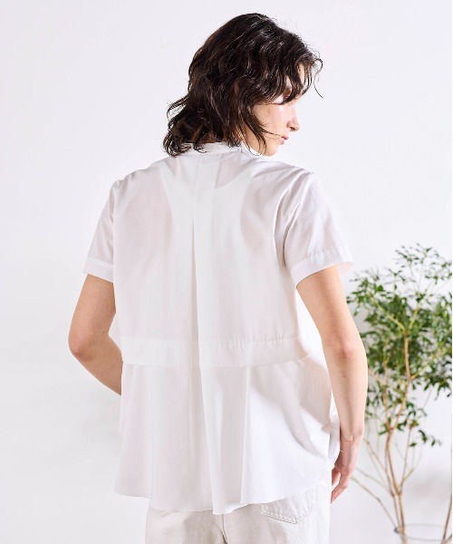 Marilyn Moon（マリリンムーン） ブラウス シャツ tuck frill flare 
